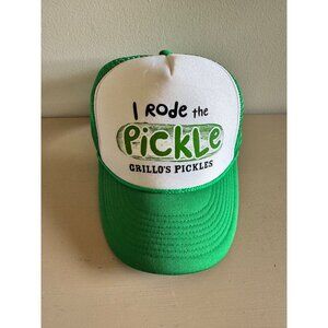Grillo’s Pickles Promo Trucker Hat “I Rode the Pickle” Not Retail
